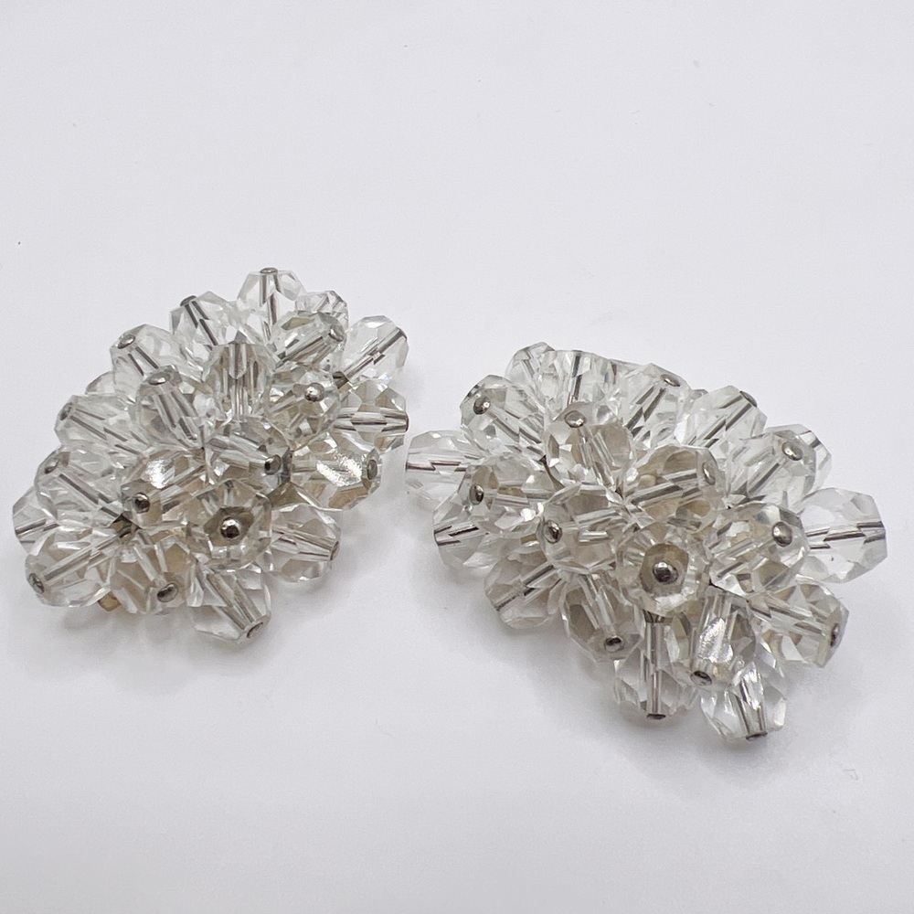 Vintage Glass & Celluloid Shoe Clips
